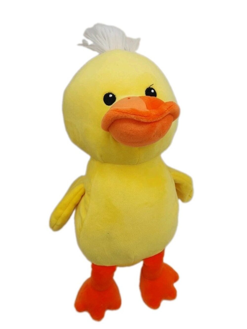 Walmart Duck Plush 10" Sitting Stuffed Animal Tellow Orange 2023 Easter